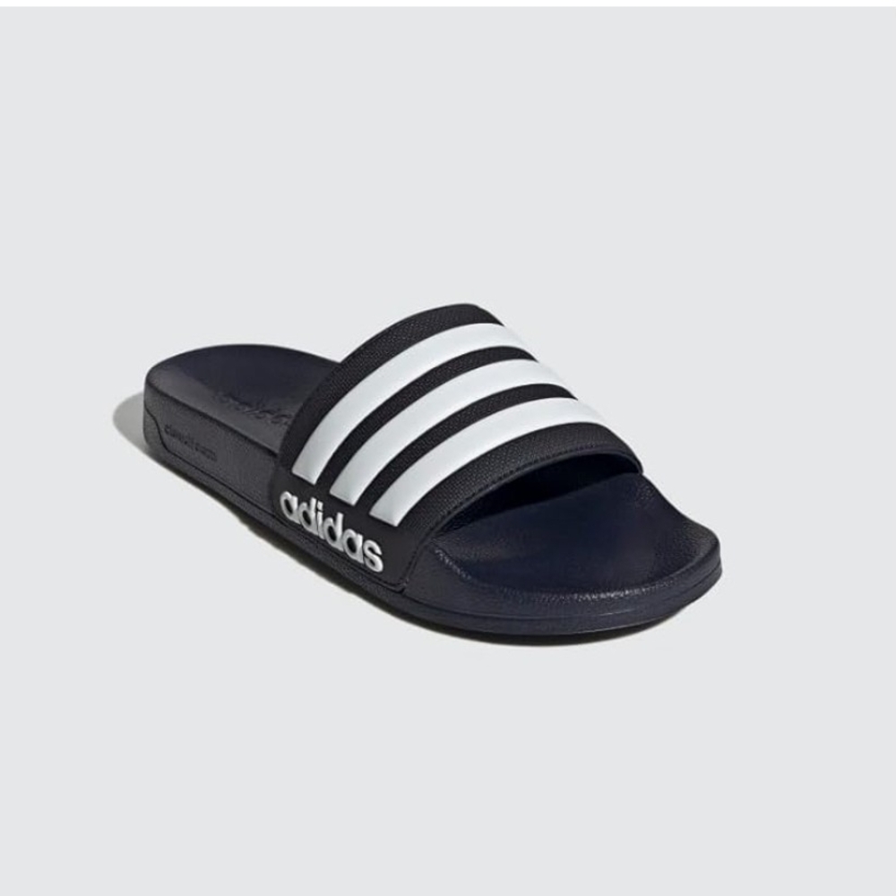 Adidas Black and White Slide Sandals Unisez